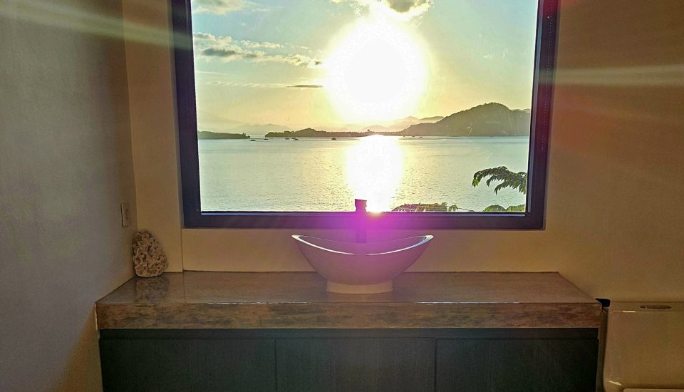 Bathroom with a View